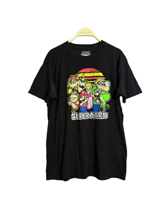 Nintendo Other - Nintendo Super Mario Tshirt Men Size L Luigi Bowser Character Video Game Gamer
